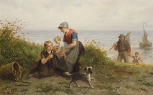 La familia del pescador de J.J.M. Damschroeder